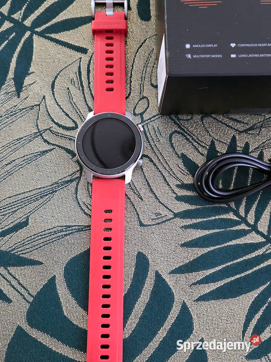 Amazfit GTR 42 Coral Red w super stanie podlaskie Michałowo