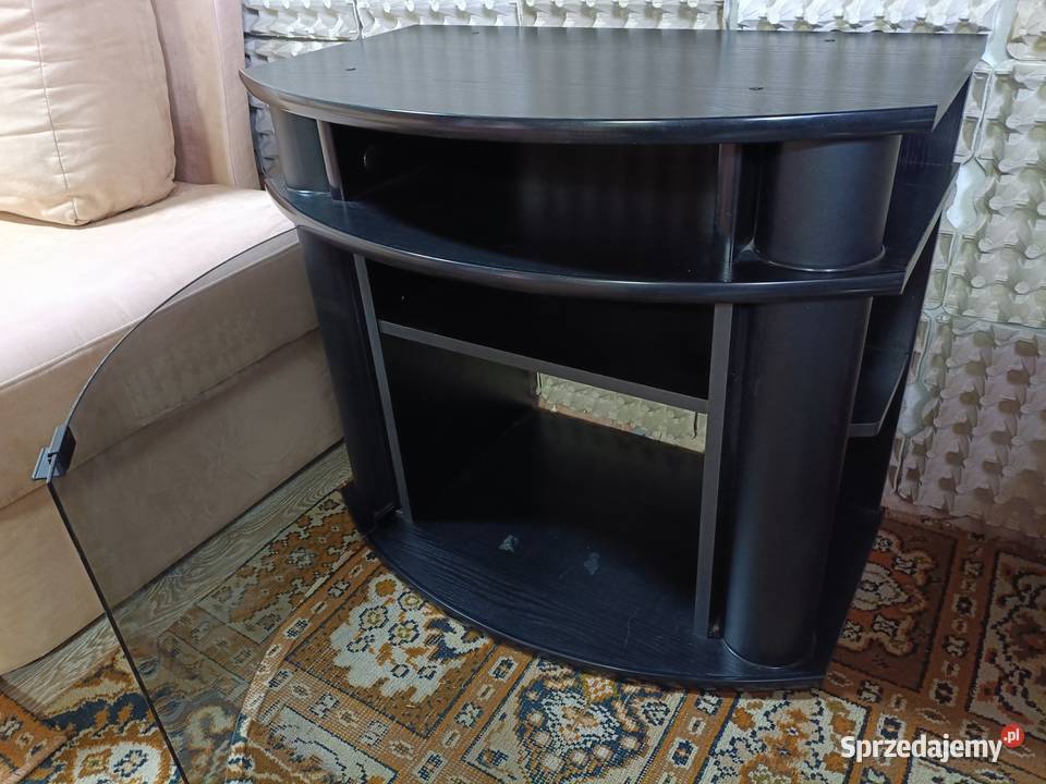 Stolik RTV czarny 68cm Dobre Miasto sprzedam