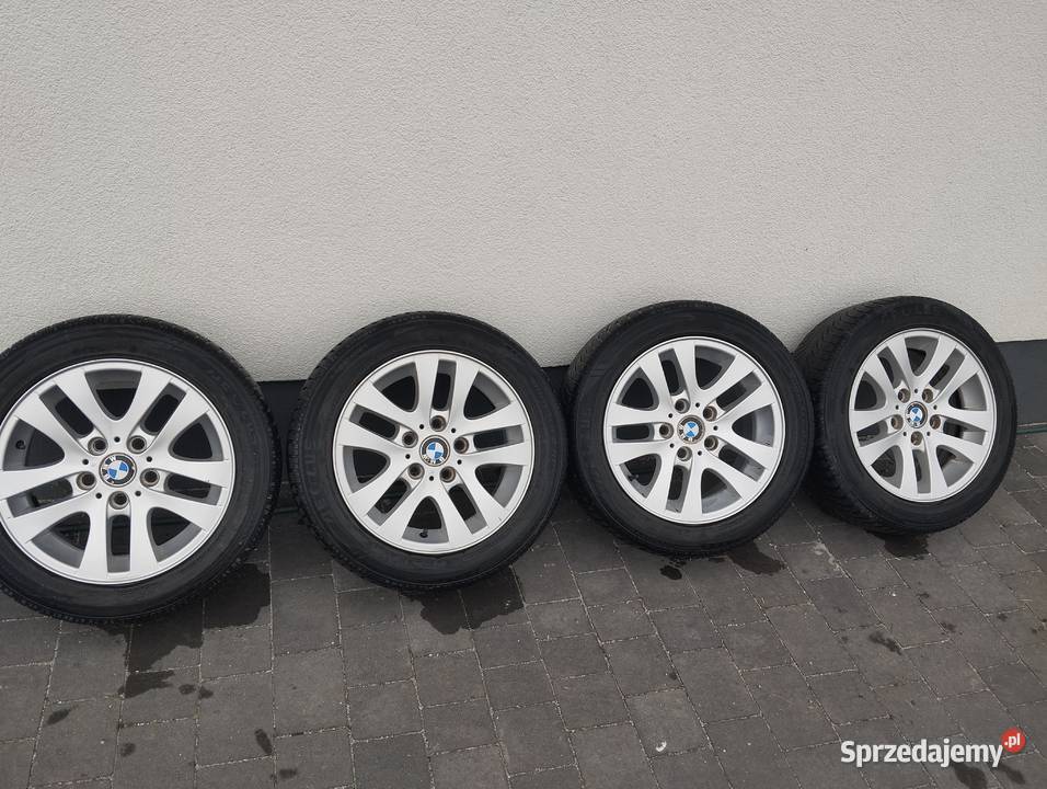 Felgi aluminiowe 5x120 r16 z oponami zimowymi sprzedam