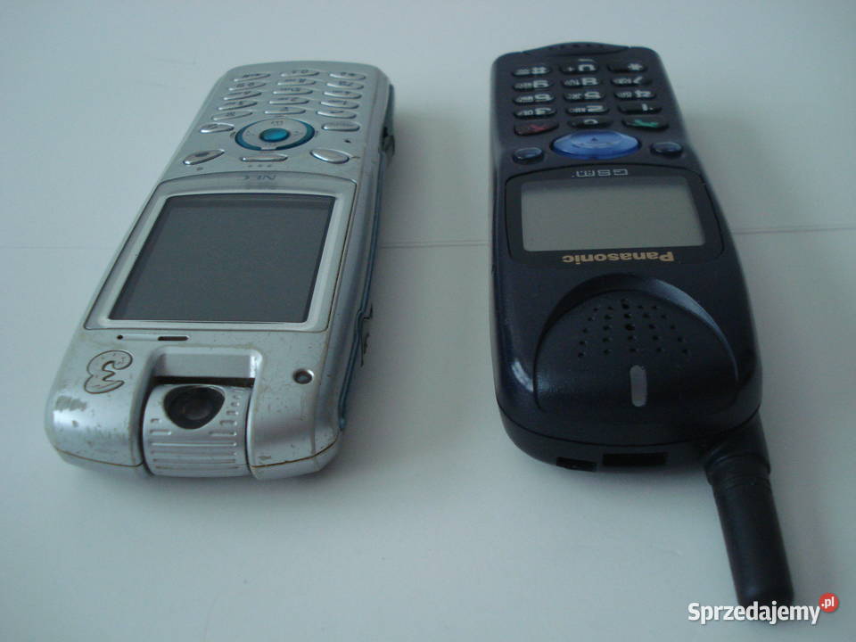 NEC E313 Panasonic G520 telefony kolekcjonerskie