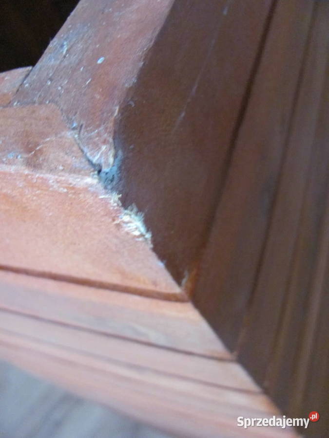 donica lite drewno akacja kolumna doniczka Zamość