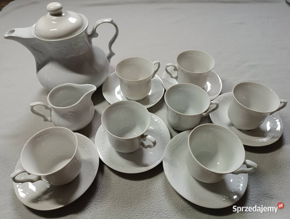 Filiżanki spodeczki dzbanek porcelana Karolina Opole