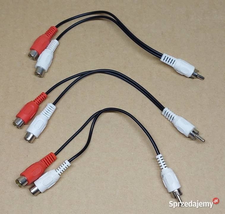 KABEL ZŁĄCZE CINCH 2X RCA CINCH 02m 3 SZTUKI osobowe Pozostałe dolnośląskie Mielęcin