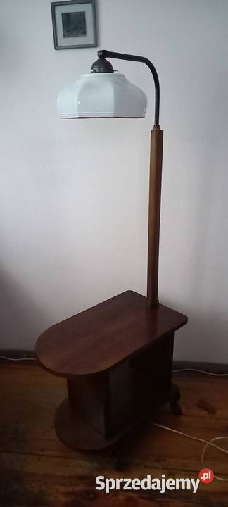 Lampa podłogowa ze stolikiem w stylu Art Deco na łódzkie Skierniewice