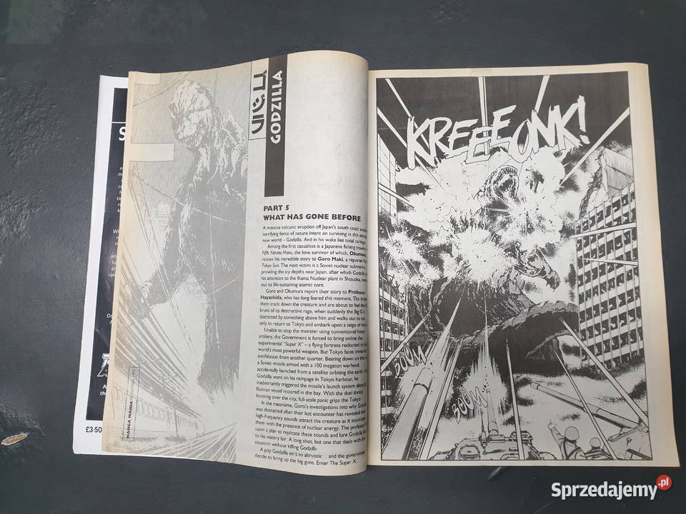 Manga Mania Magazyn komiksowy 1993 Akira Poster Europejskie