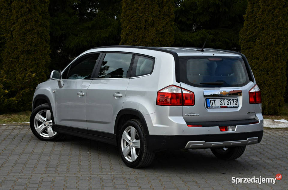 Chevrolet Orlando 18 16V 141 7 Osób Idealny srebrny Ostrów Mazowiecka