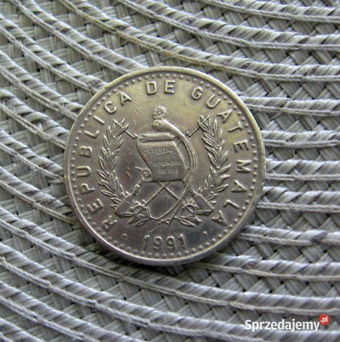 Gwatemala 25 Centavos 1991r Kalisz