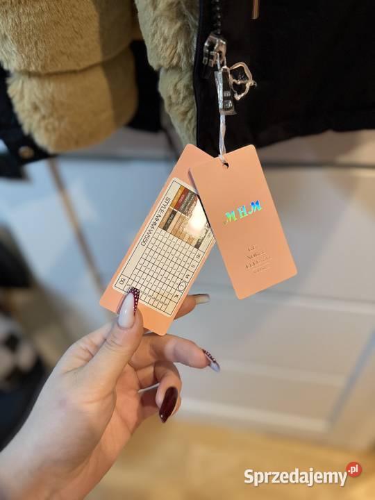 Zimowa parka z futrem Rozmiar L Nowa z metką Rozmiar 40(L) śląskie