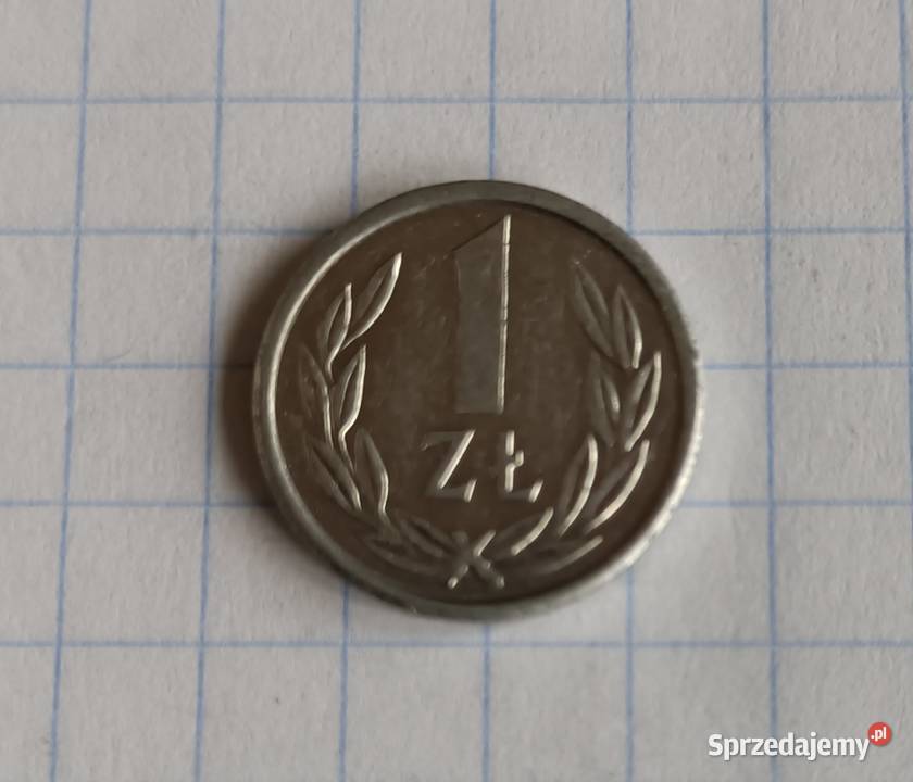 1 ZŁOTY 1989 POLSKA Numizmatyka Piszczac