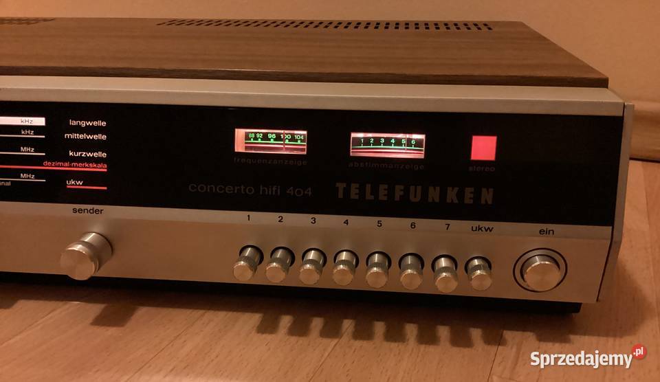 Amplituner Wzmacniacz TELEFUNKEN Concerto 404 Gdynia