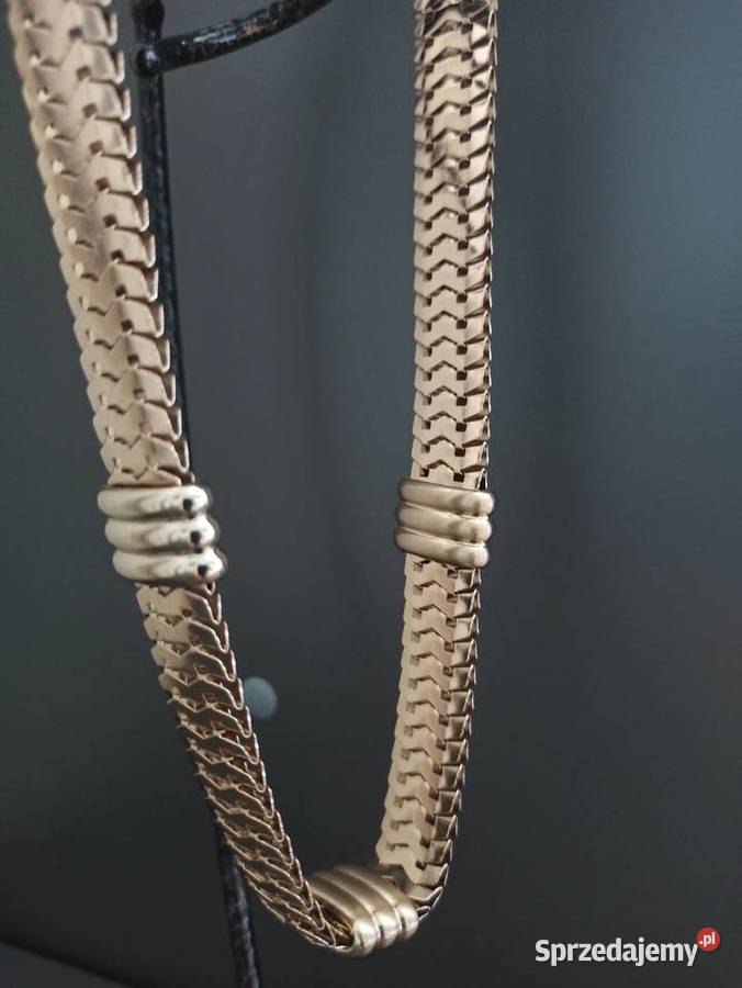 Łańcuszek kolia złoty Nowy Białystok