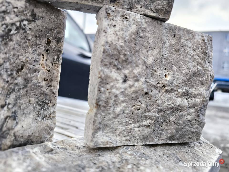 Płytki Trawertyn Silver Ash łupany FL4010x10x225 Płytki elewacyjne Wykończenie Gdynia sprzedam