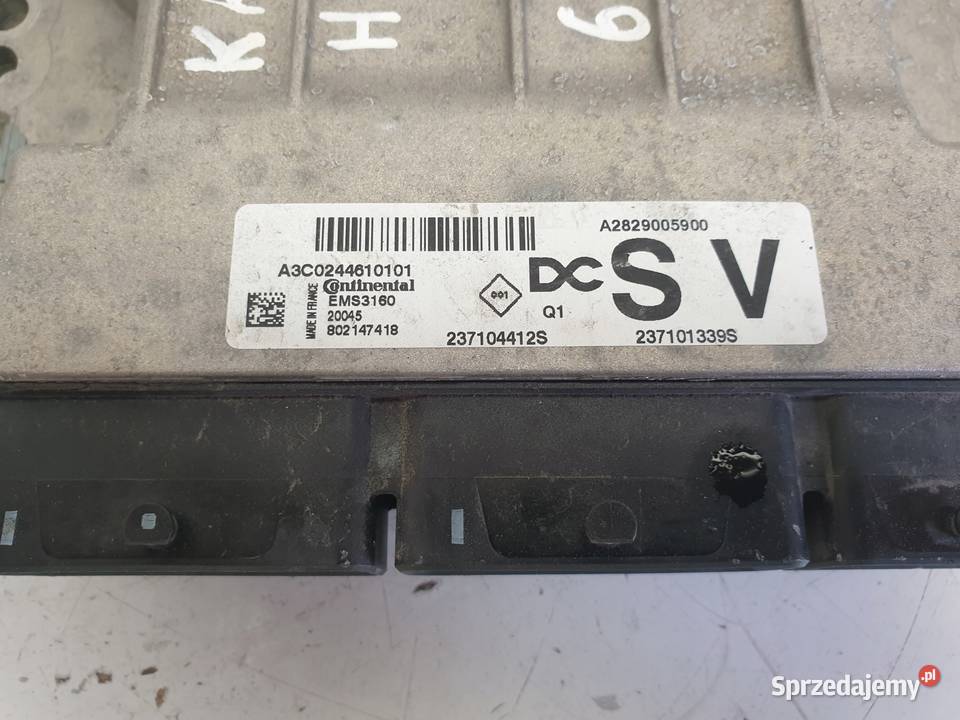 Dacia Duster II 13 TCe STEROWNIK SILNIKA