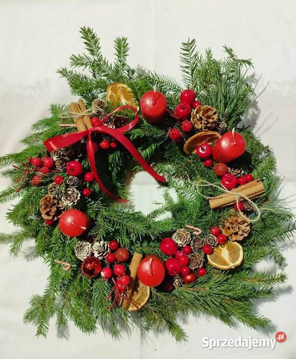 Stroik wianek świateczny Boże Narodzenie wielkopolskie Ostrzeszów