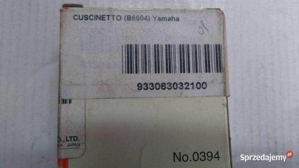 Łożysko ORGINAŁ Yamaha 93306303210 B6004 Bielsk Podlaski