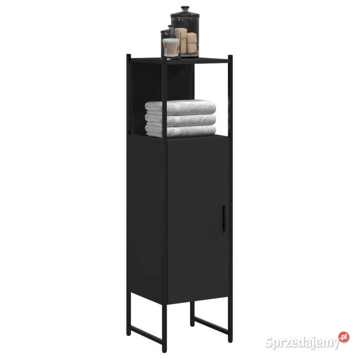 Szafka łazienkowa czarna 33x33x1205 materiał Warszawa sprzedam