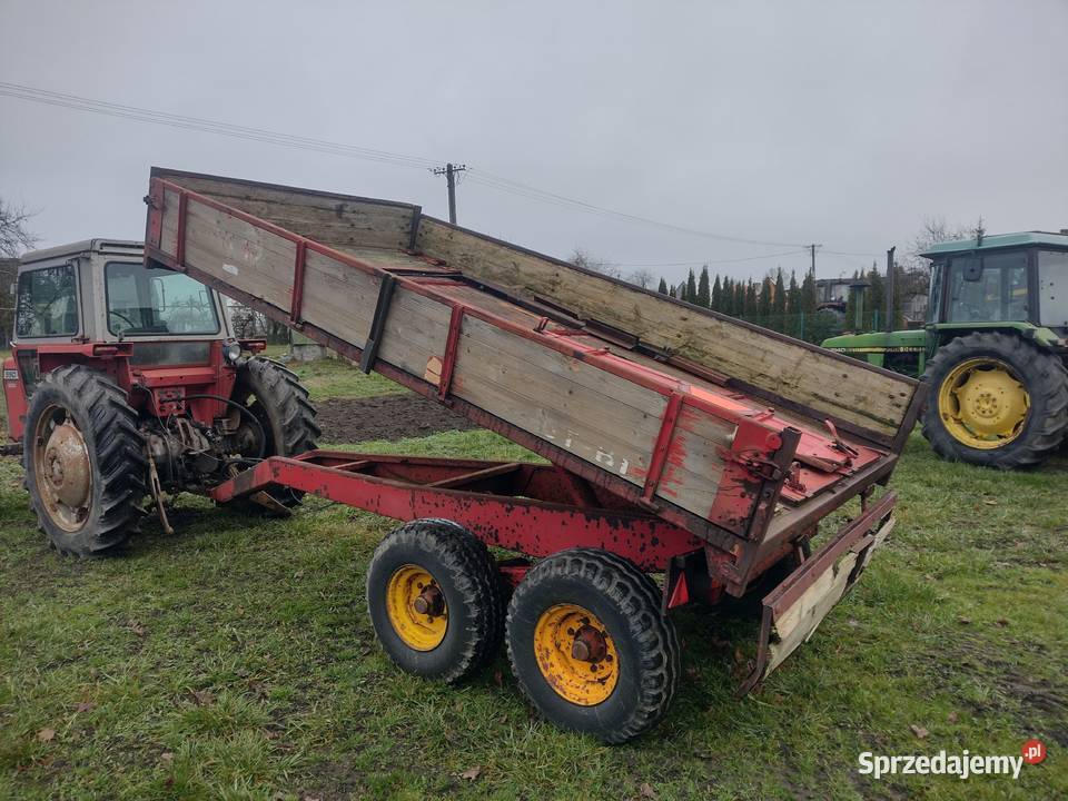 Przyczepa rolnicza Tim 6 5 tony wywrotka na tył kujawsko-pomorskie Sośno