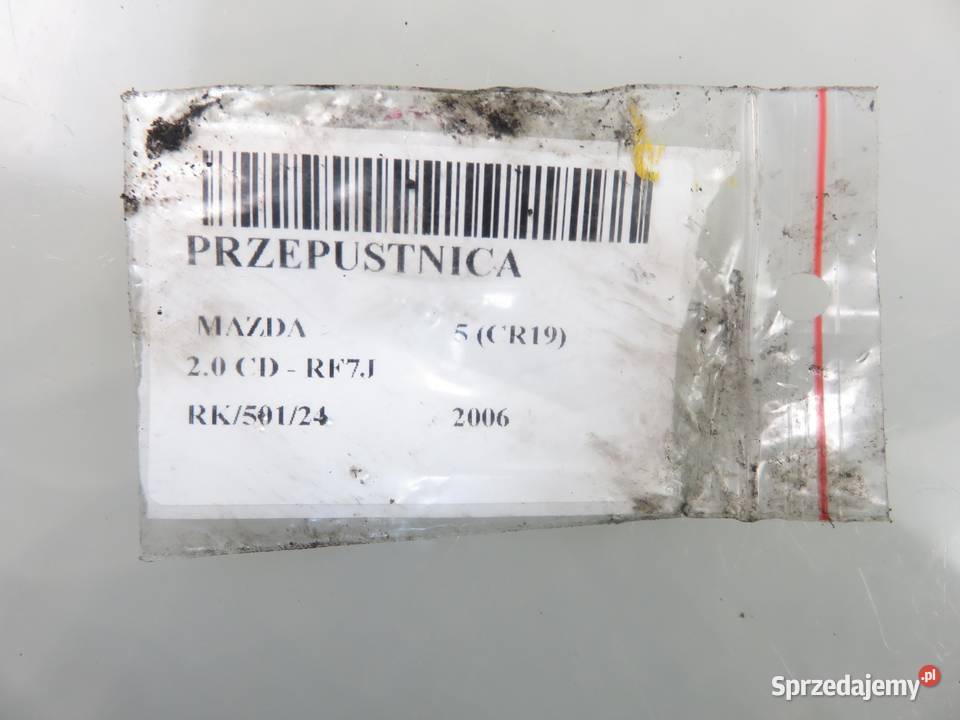 PRZEPUSTNICA MAZDA 5 CR19 20 MZRCD RF7J136B0C Przepustnice