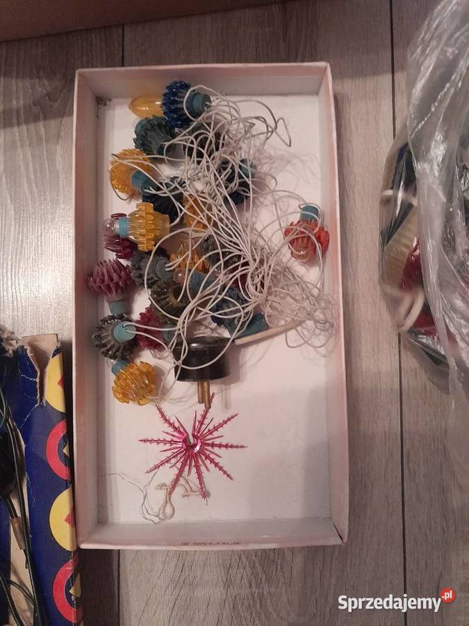 Ozdoby choinkowe z prl Solca Wielka