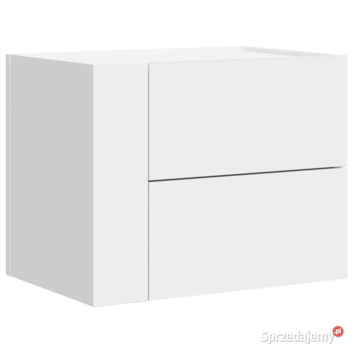 Wisząca szafka nocna biała 45x30x35 WM848325 Warszawa