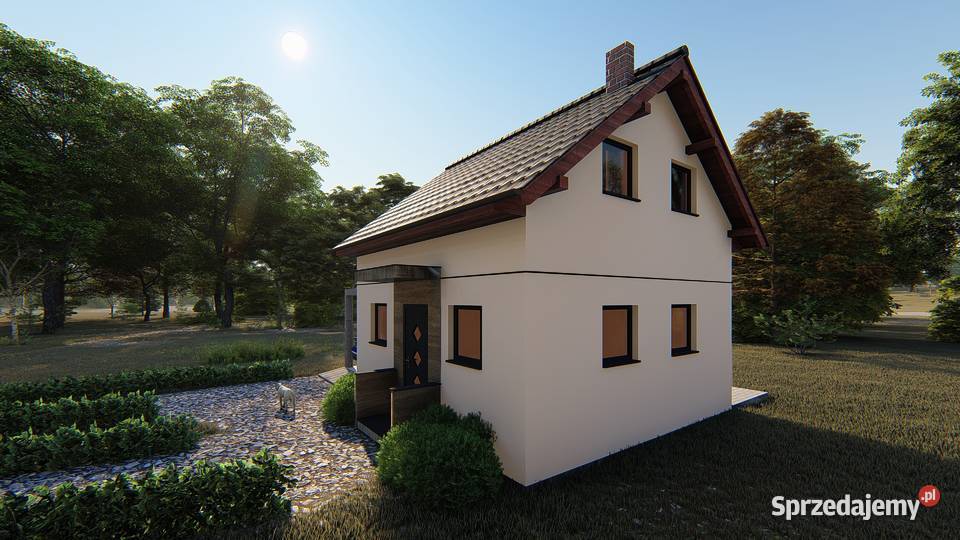 Projekt domu ZG111d na zgłoszenie bez pozwolenia Pozostałe Sosnowiec