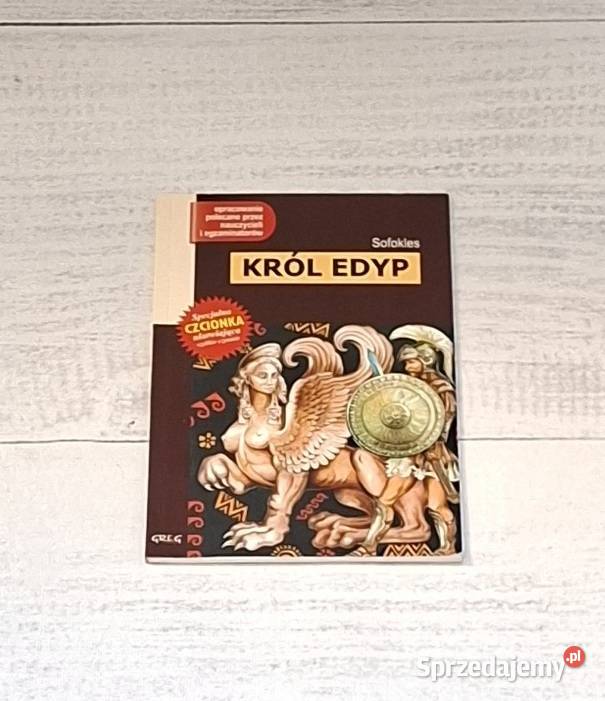 Książka Król Edyp Sofokles Kazimierz Morawski dolnośląskie Wrocław sprzedam