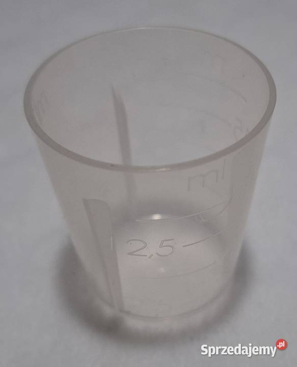Kieliszek plastikowy miarka ml 120ml 35x4 sprzedam