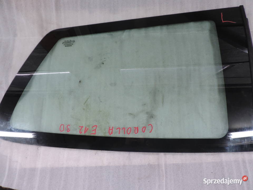 TOYOTA COROLLA E12 3D SZYBA KAROSERYJNA LEWY TYŁ Nowy Sącz