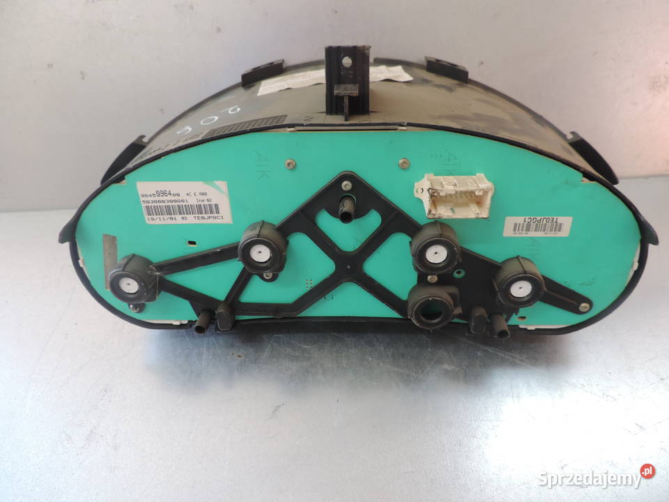 PEUGEOT 206 14 8V LICZNIK ZEGARY 9645096480 Wyposażenie wnętrza Nowy Sącz