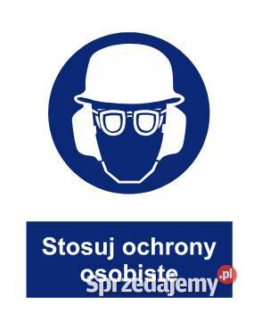 Naklejka BHP Stosuj ochrony osobiste GL052 Kamionna