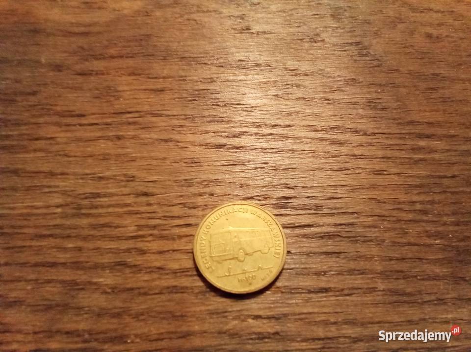 Legendy komunikacji warszawskiej moneta San H mazowieckie Warszawa