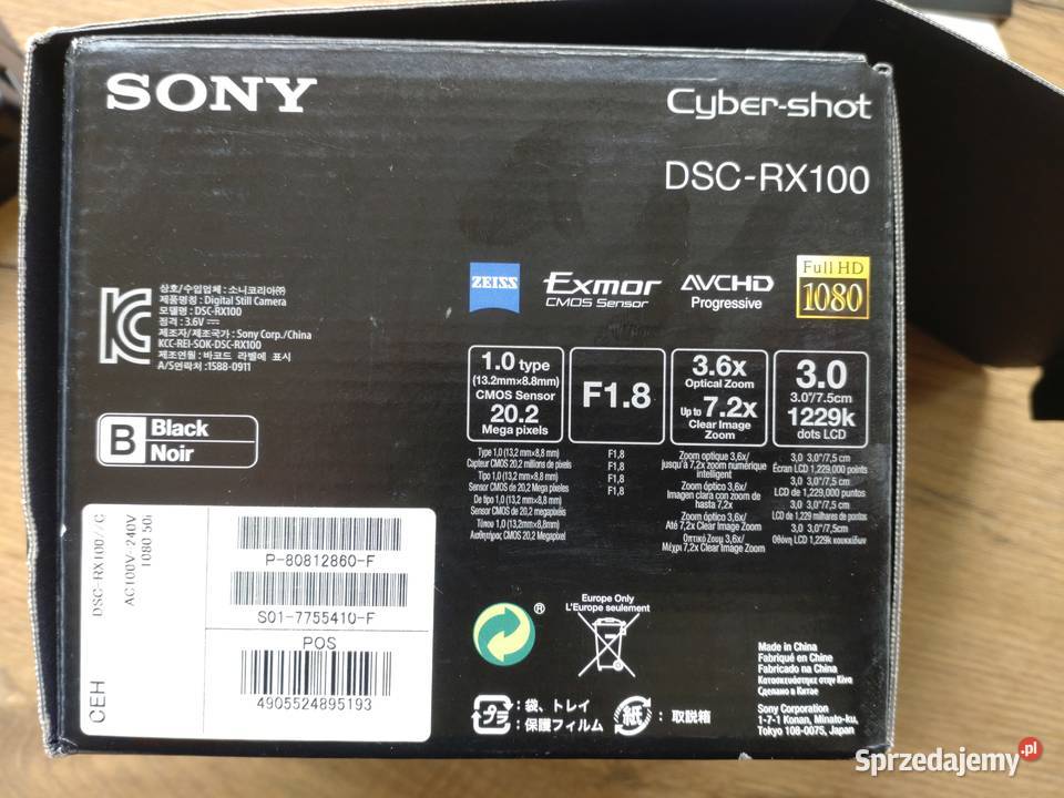 Sony DSC RX100 nie wysuwa się obiektyw Toruń