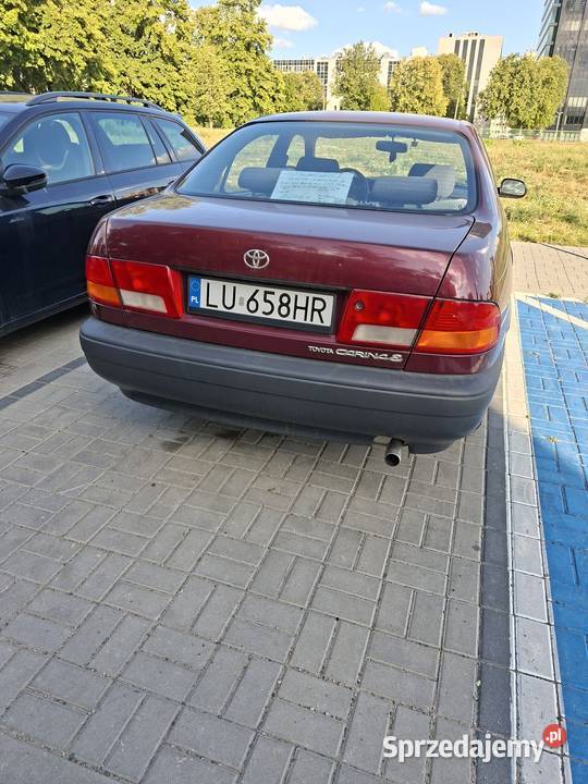 Sprzedam Toyota Carina E 16 16V benzyna LPG 1996 359420km Lublin sprzedam