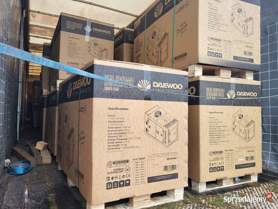Agregat Generator prądu DAEWOO DAGFS15AC DIESEL