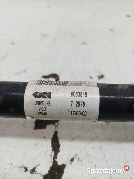 PÓŁOŚ PRAWY PRZÓD 12 B 6083818 13248652 Opel Rok produkcji 2017