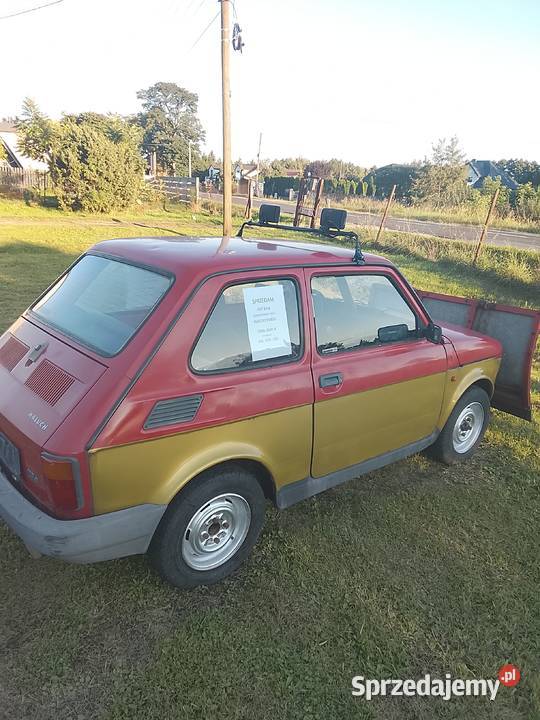 Fiat 126p bez prawa rejestracji autko kolegi nieuszkodzony łódzkie Poddębice