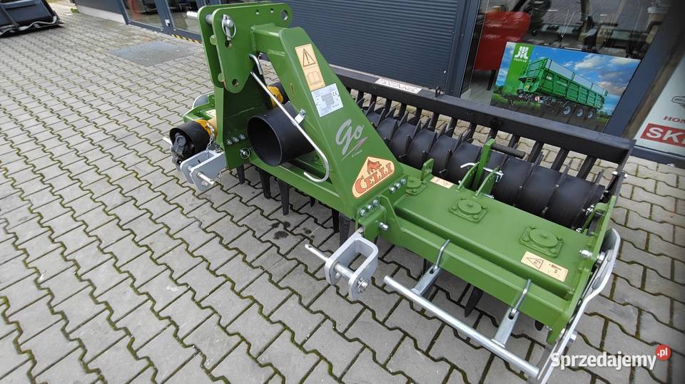 Brona aktywna CELLI sadownicza 2m z wałem packer nieuszkodzony łódzkie