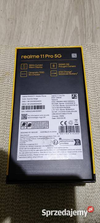 Smartfon Realme 11 Pro 5G 8256gb Sunrise Beige Środa Wielkopolska