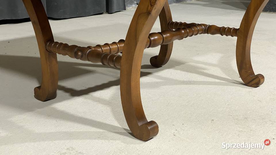 Stół z szufladami w stylu Biedermeier klapiak Gryfice