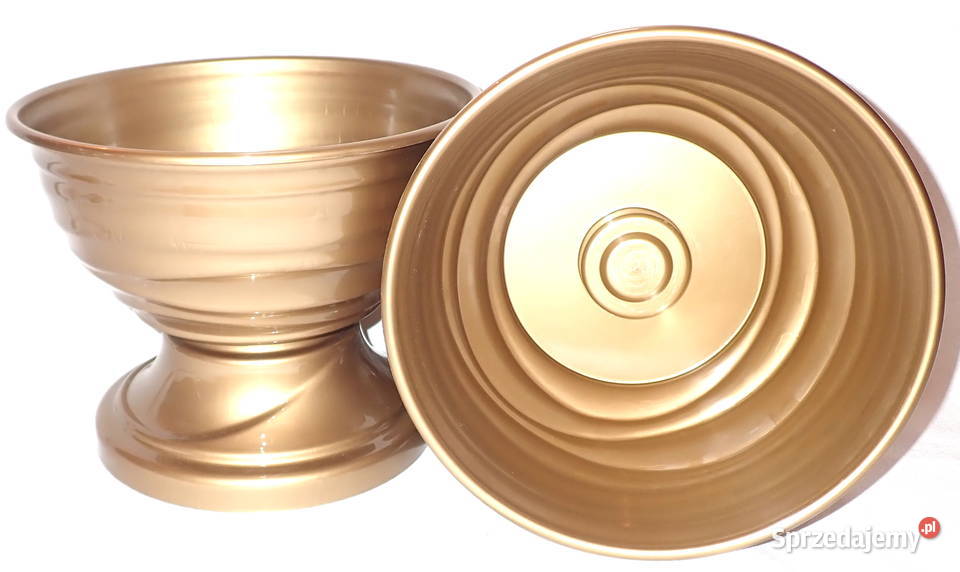 Złote ozdobne gazony 24 na stroiki SAND 24 Siewierz sprzedam