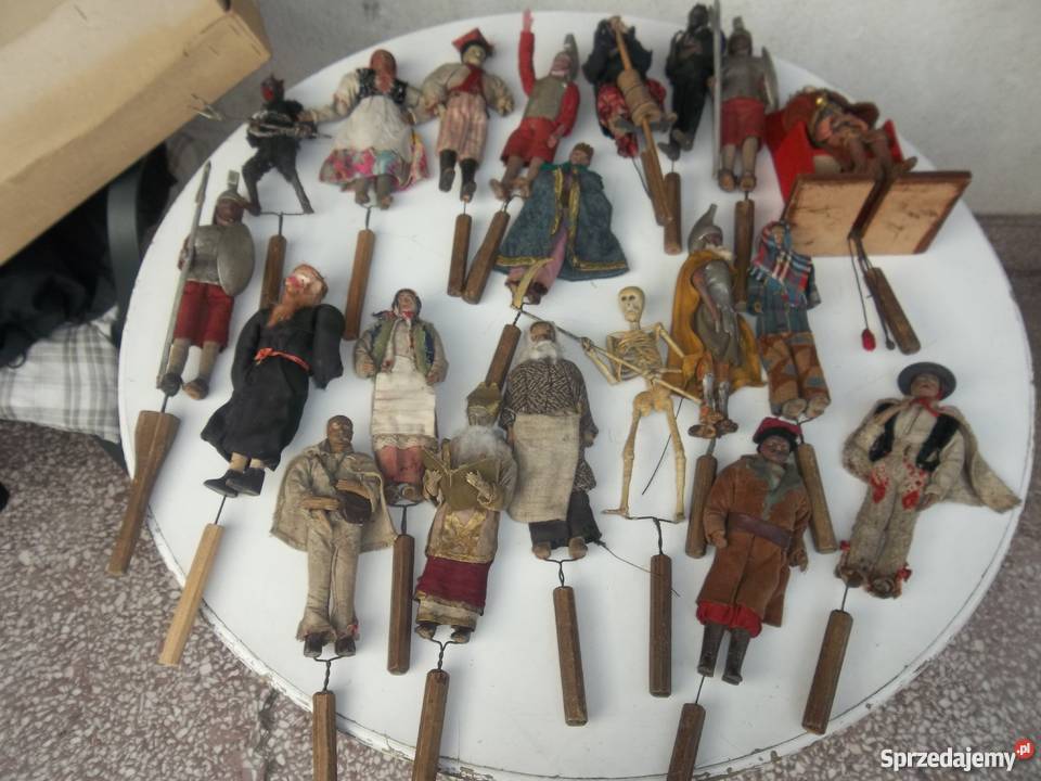 Stare przedwojenne kukiełki do szopki Nowy Sącz