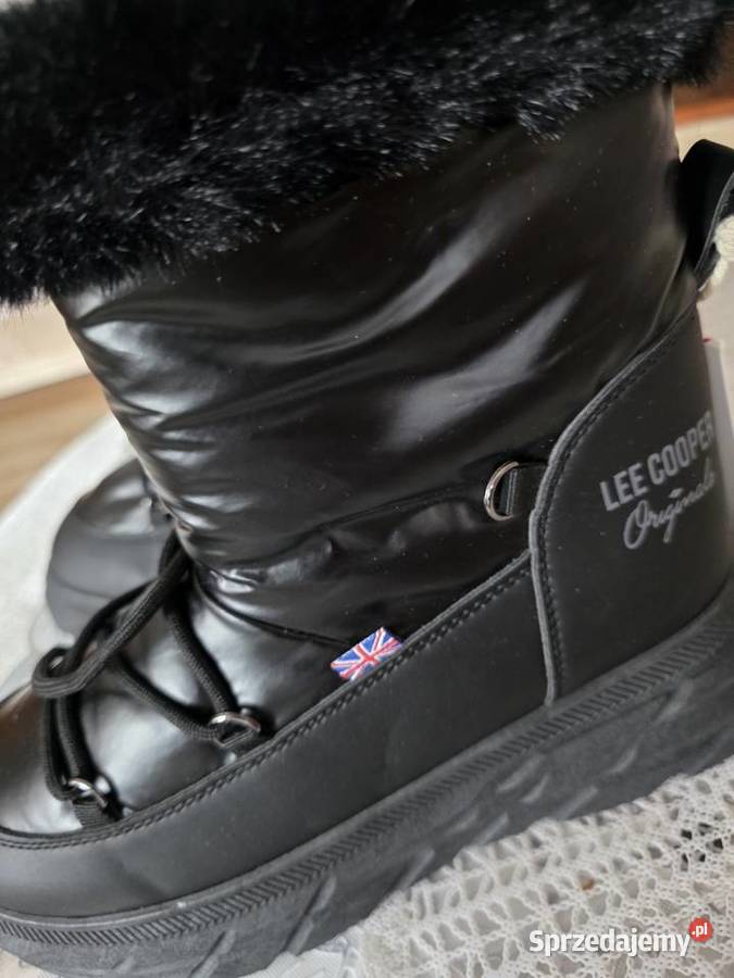 Oryginalne buty damskie Zimowe Lee Cooper czarne Białystok