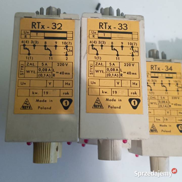 Przekaźniki czasowe rtx Części i akcesoria Wrocław