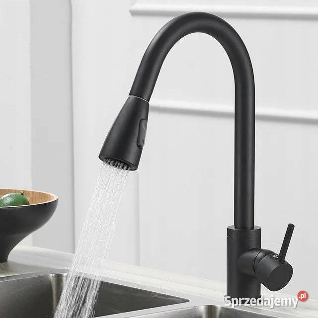 Bateria kranowa z wyciąganą giętką wylewką Białystok sprzedam