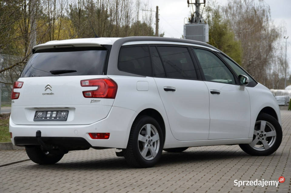 Citroen C4 Grand Picasso Białe Opłacone 12T przyciemniane szyby Kutno