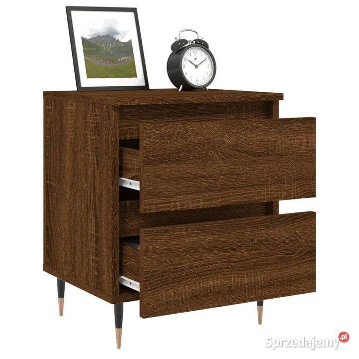 Szafka nocna brązowy dąb 40x35x50 materiał Warszawa