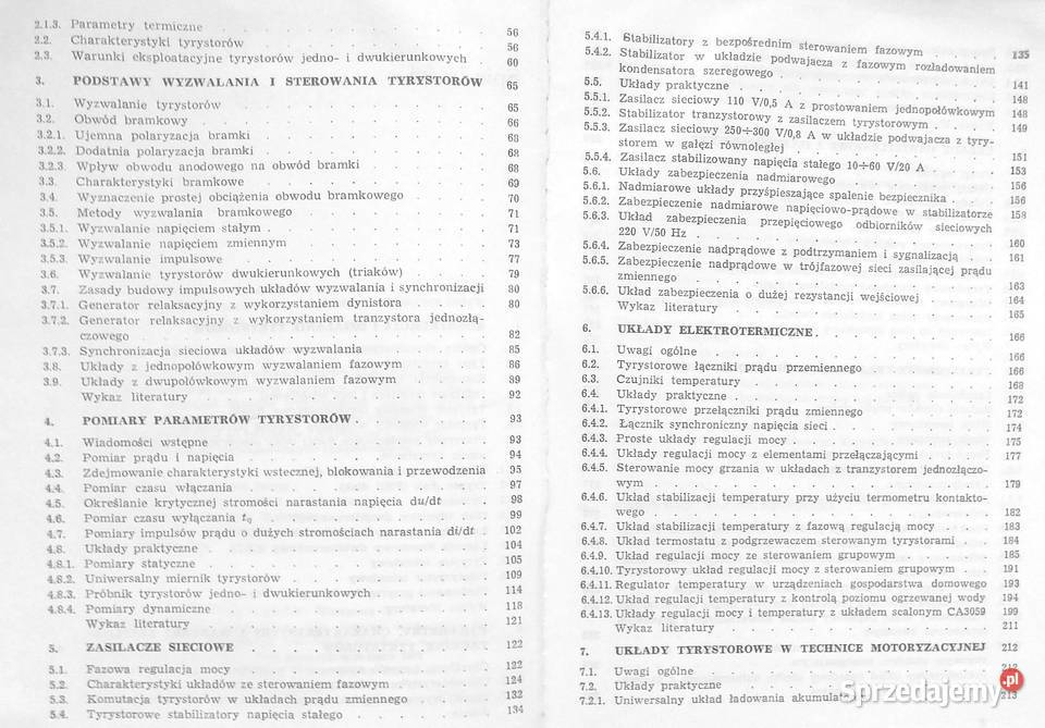 T Rajchert Tyrystory i ich zastosowanie Warszawa