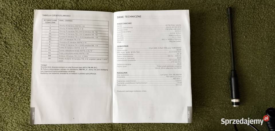Niesprawne radio CB Midland Alan 42 Multi Katowice