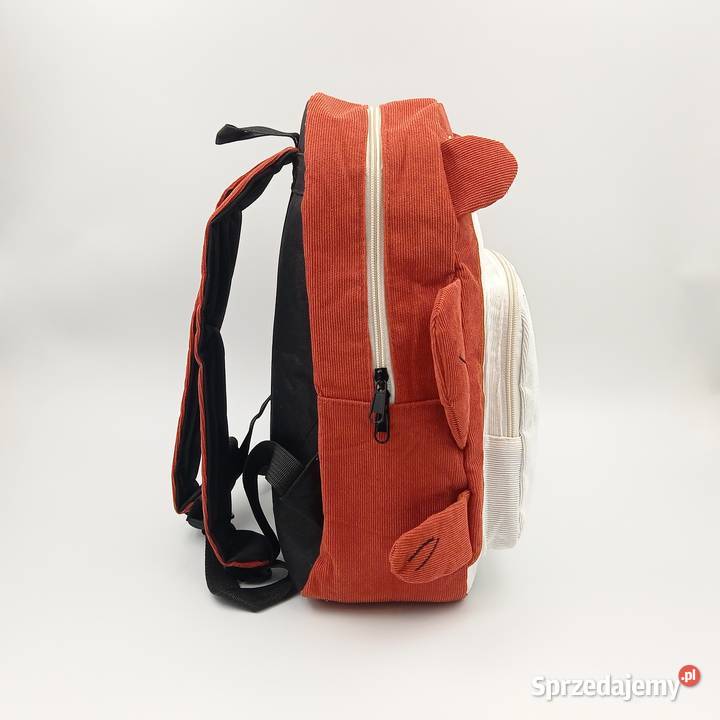 Plecak Sztruksowy Pies Akita Zawiercie sprzedam