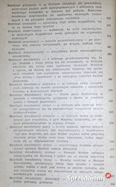 Klub Pickwicka Tom 1 Karol Dickens Rok wydania 1973 Chełm